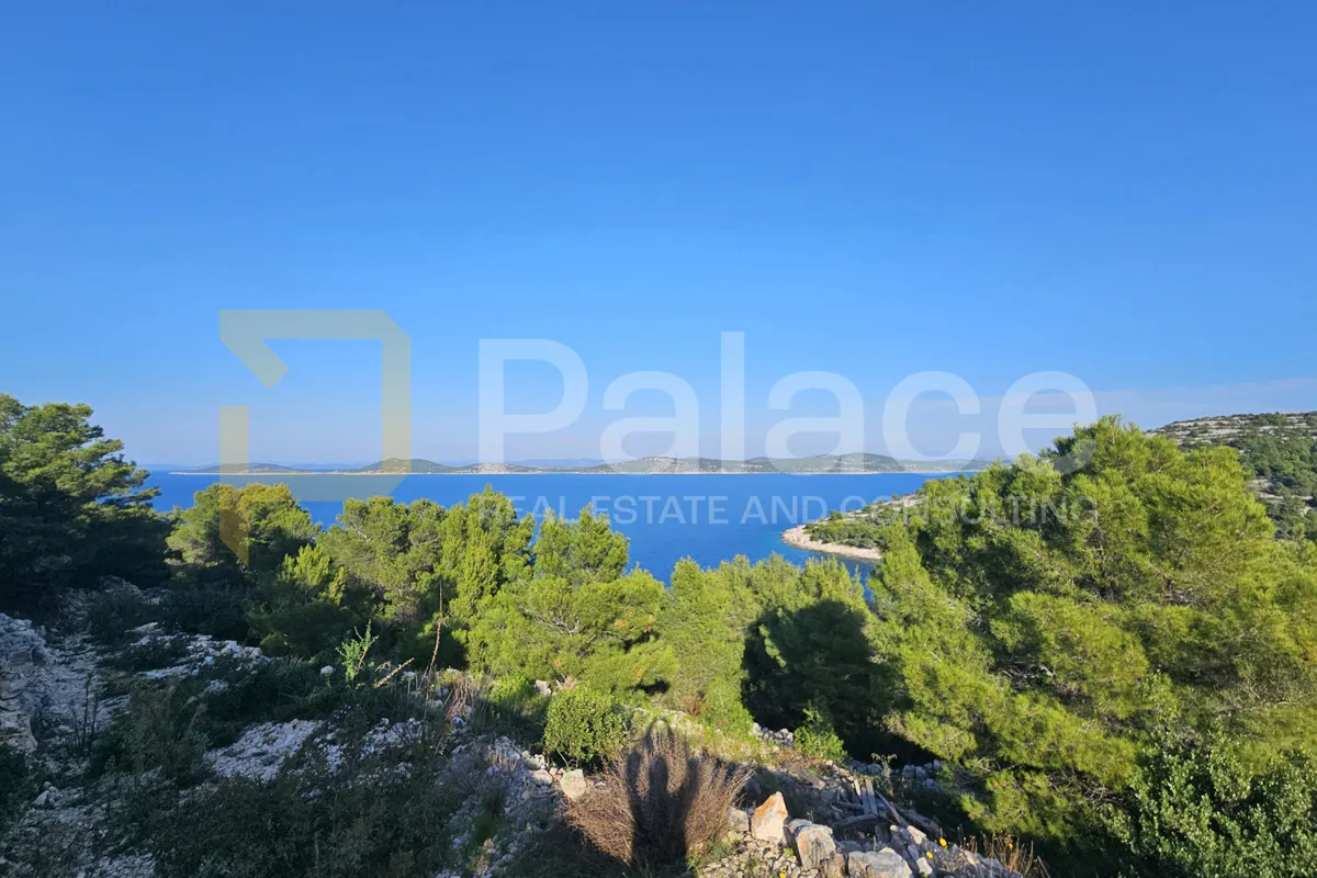 građevinsko zemljište s pogledom na uvalu, 754 m2 - otok žirje - slika 6