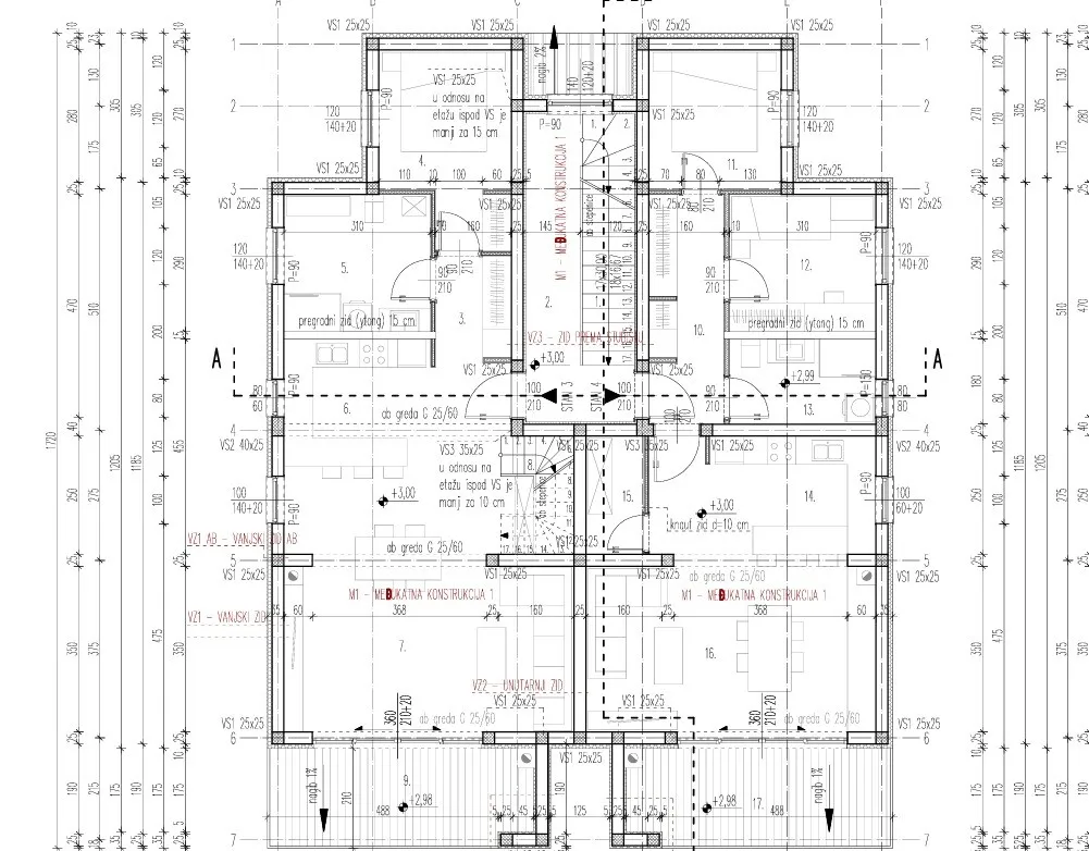 turanj : penthouse s pogledom na more 240 m2 - slika 10