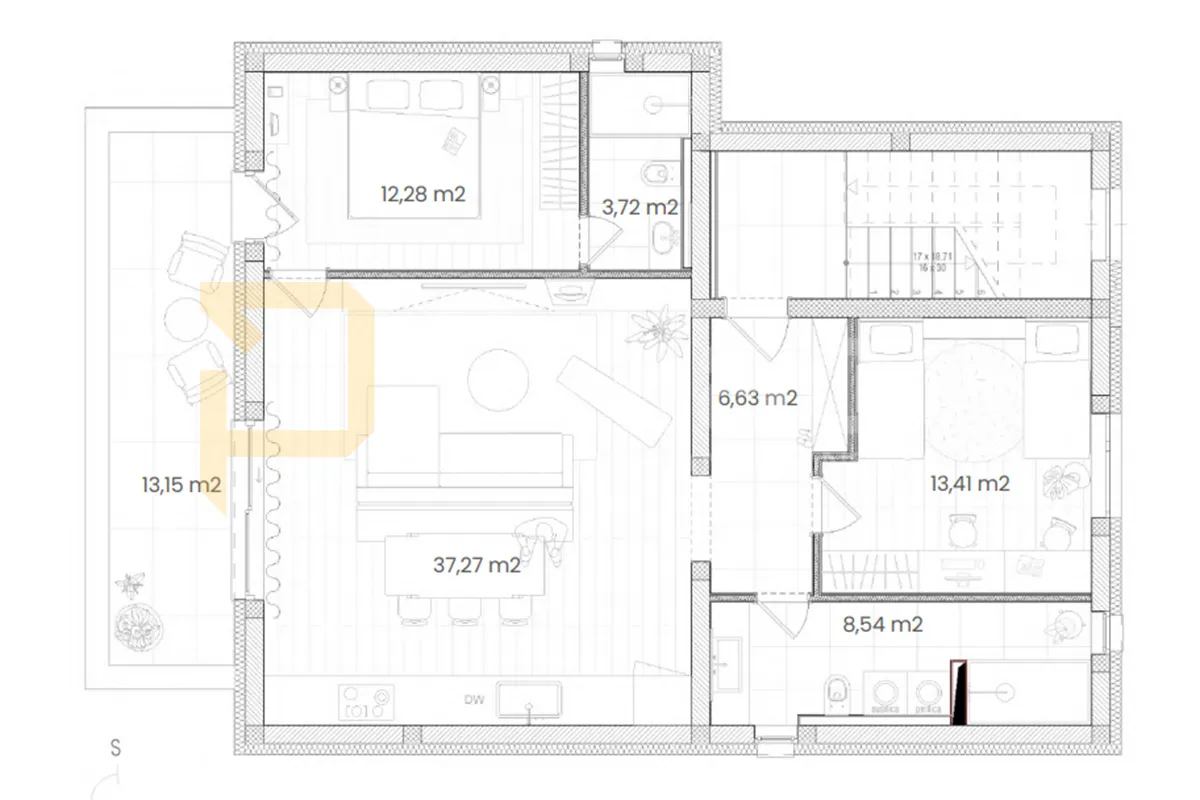 atraktivan trosoban stan u novogradnji, prečko, 106,71 m2 - slika 3