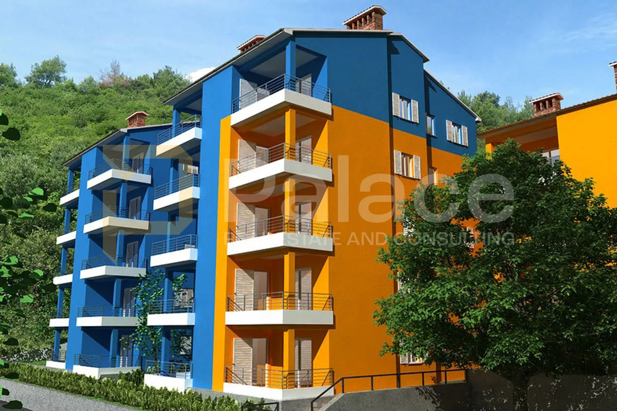 građevinsko zemljište za 5 vila sa 6 stanova - 6500m2, rabac, labin - slika 6