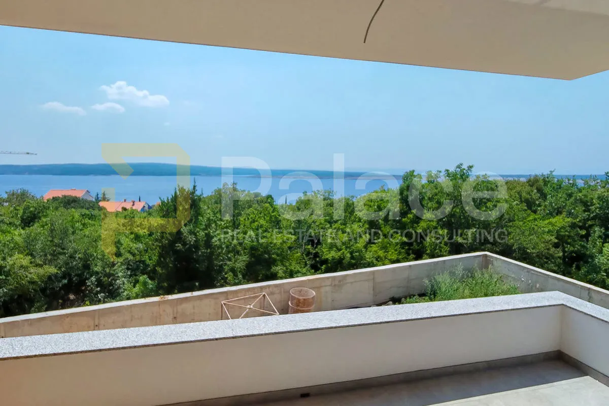 dvoetažni stan s pogledom na kvarner u dramlju, 84 m² - slika 4