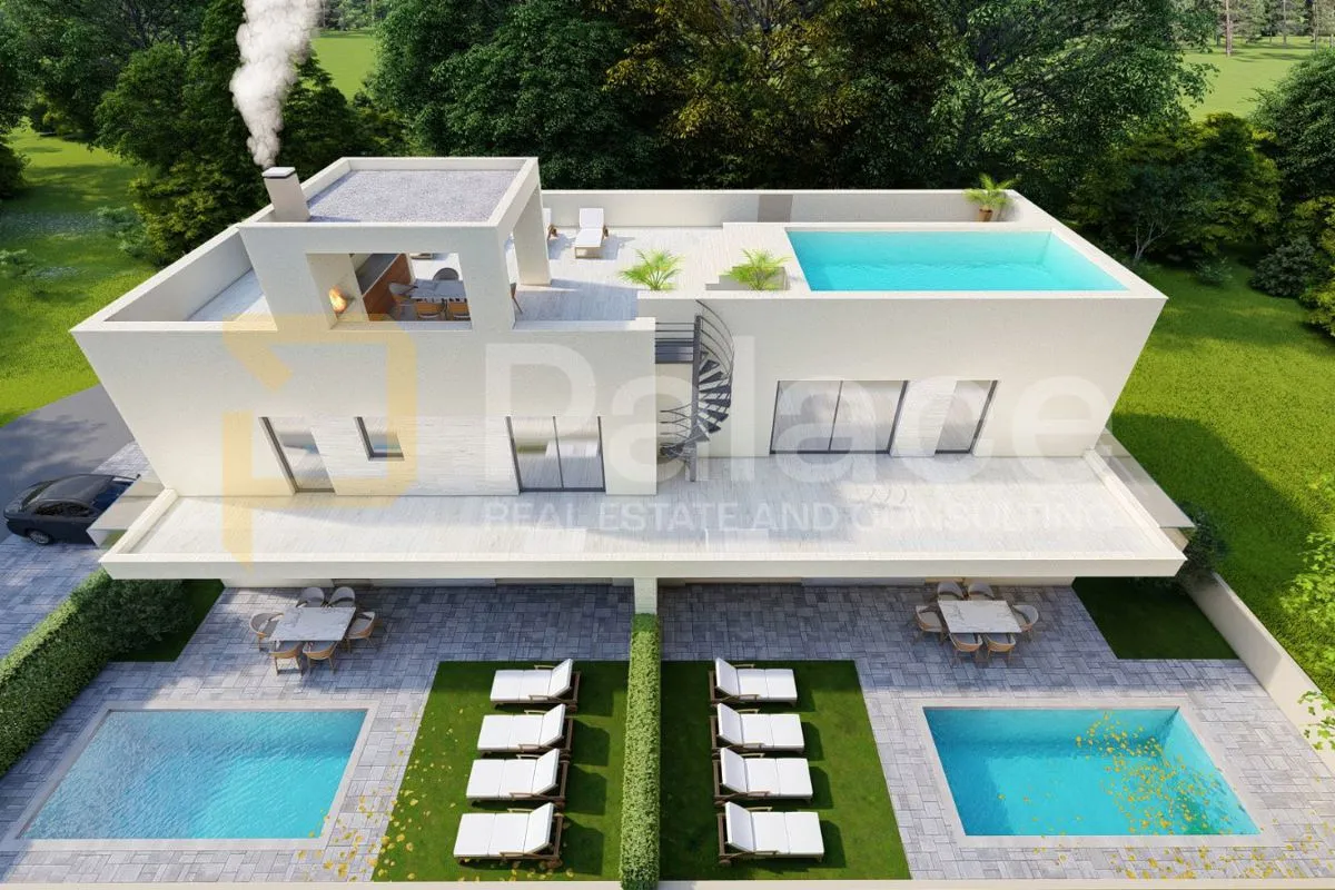 luksuzni novi stan, vrsi – 77 m² sa bazenom i pogledom na more - slika 2