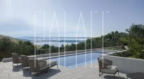 vila s impresivnim pogledom na more, seget gornji, 237.14 m² - slika 13