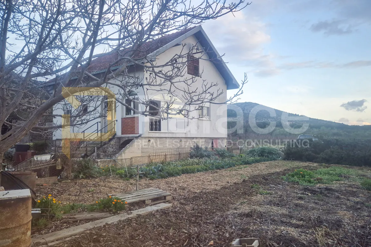 kuća na zemljištu s vinogradom i maslinikom, 2500 m2, donje polje - slika 3