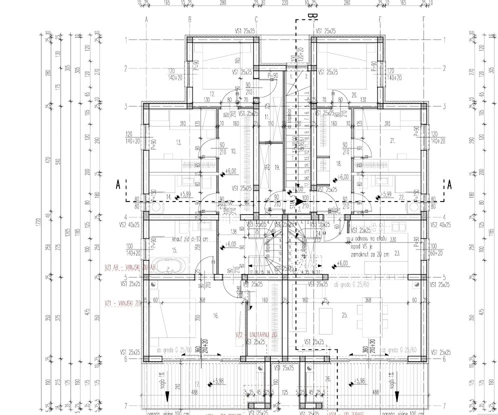turanj : penthouse s pogledom na more 240 m2 - slika 8