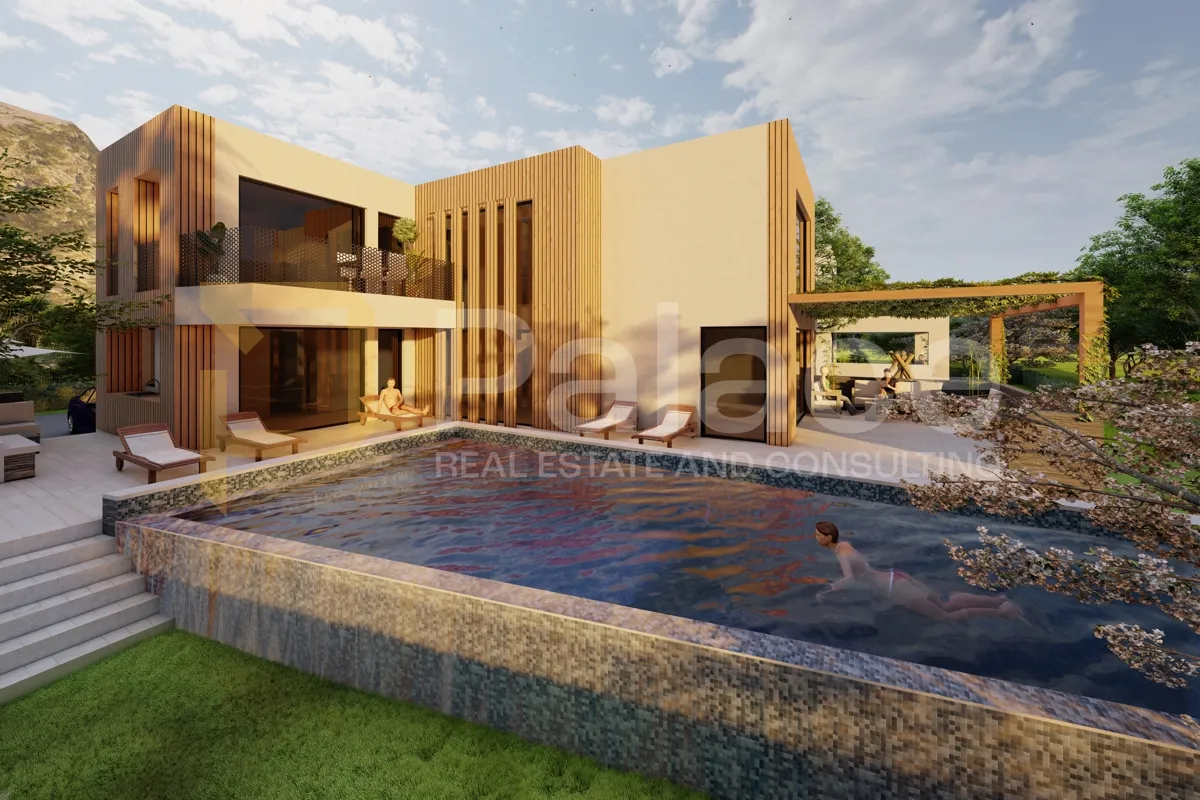 Zemljište s građevinskom dozvolom i projektom, pogled na more 709m2 - Kaštel Novi, Kaštela