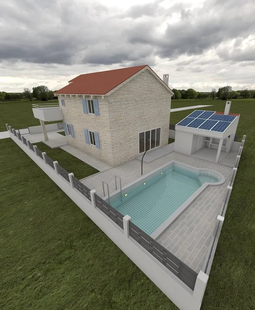 prekrasna kamena villa s bazenom - slika 10