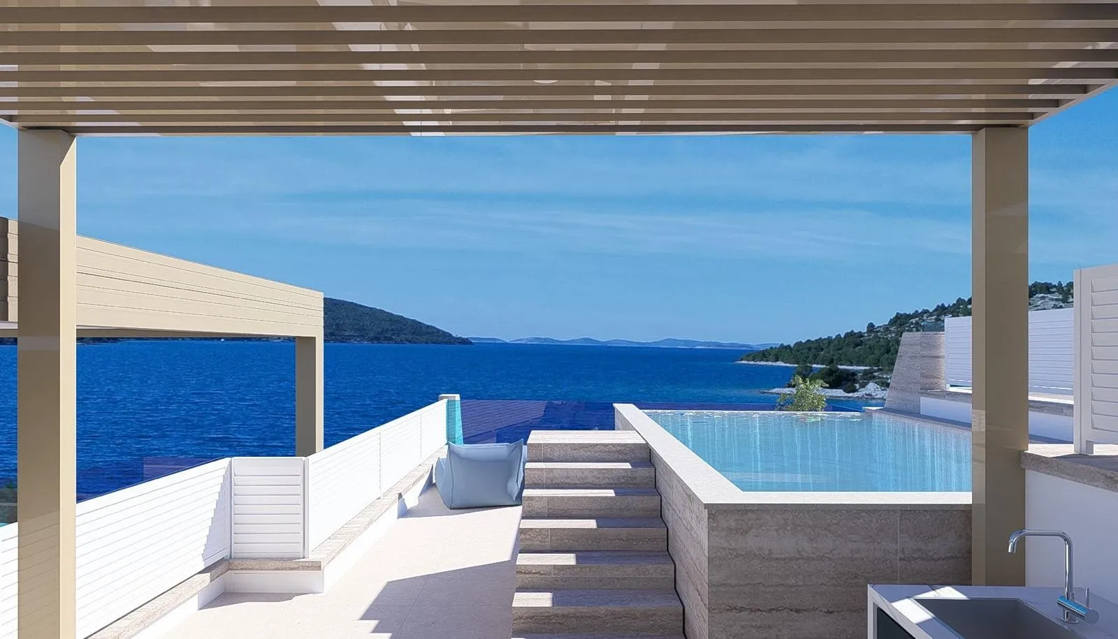 jedinstven trosoban stan s bazenom i pogledom na more, s4 - grebaštica - slika 7