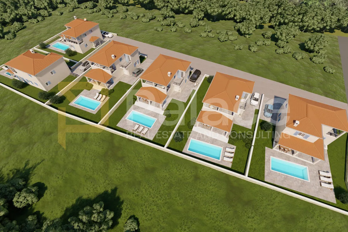 ližnjan - nova vila u istarskom stilu, pogled na more - slika 9