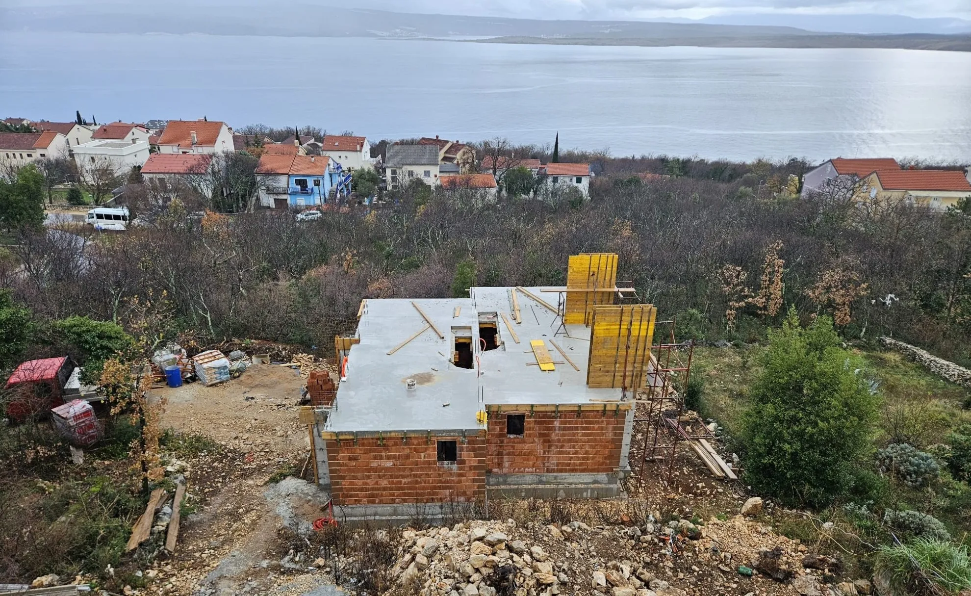 villa u izgradnji s predivnim pogledom na more, dramalj, 170m2 - slika 5
