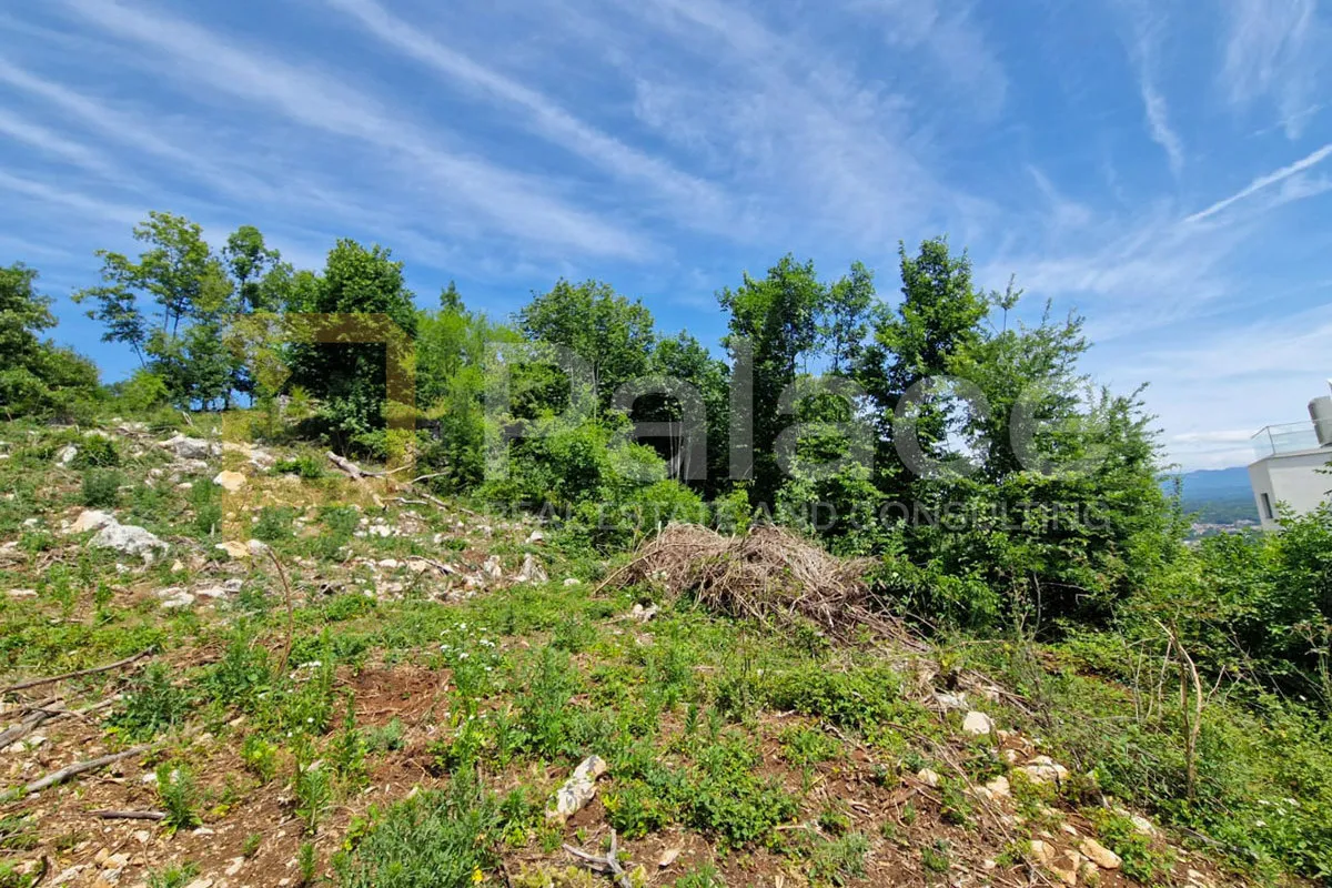 građevinsko zemljište s pogledom na more i projektom u bregima, 662m² - slika 4