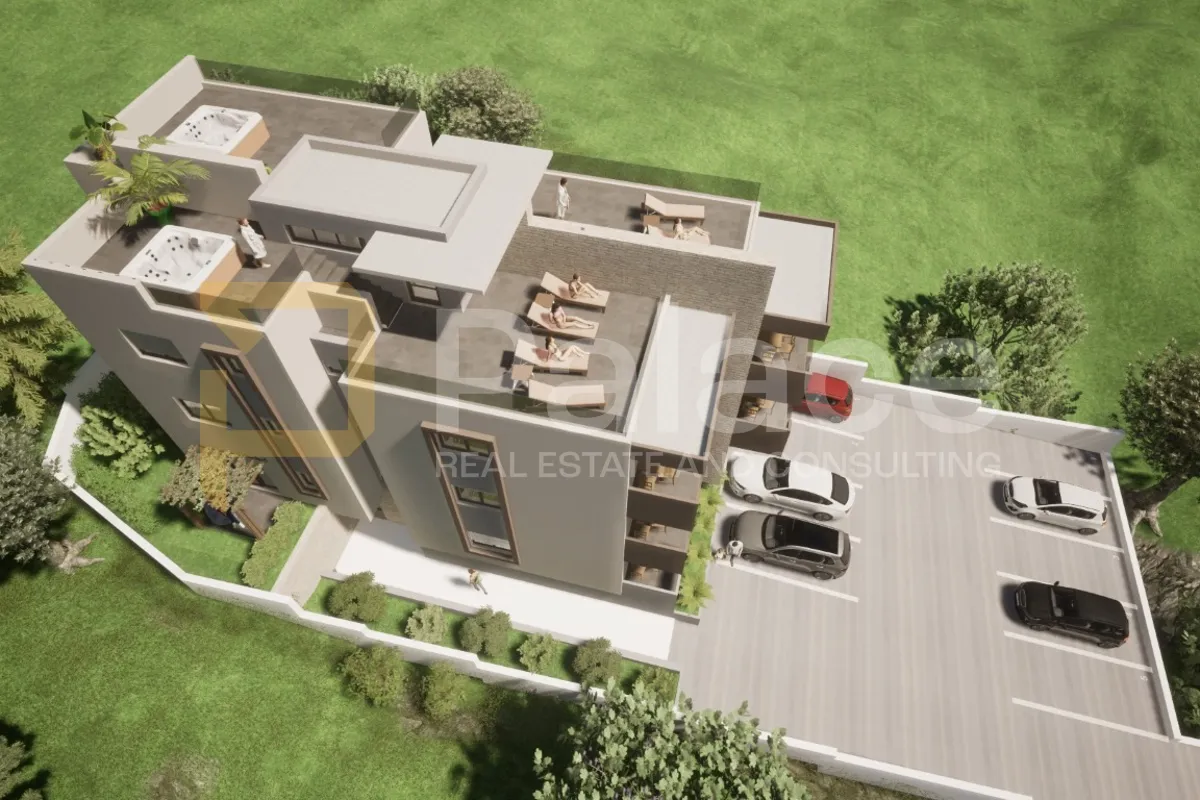 seline : stan u novogradnji s krovnom terasom, 76,45 m2 - slika 2