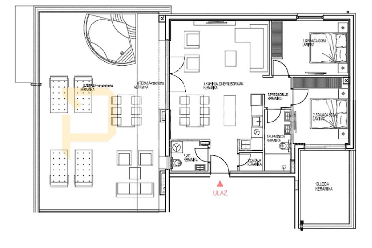 luksuzni penthouse u novogradnji, primošten, 98,2 m2 - slika 18