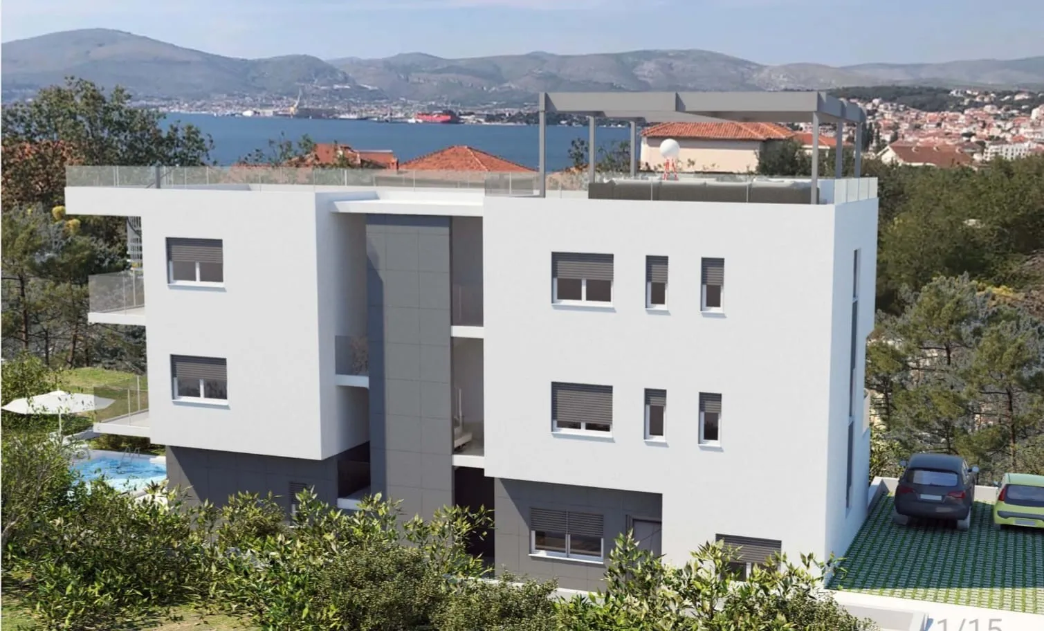 dvosoban stan s vlastitim bazenom - slika 7