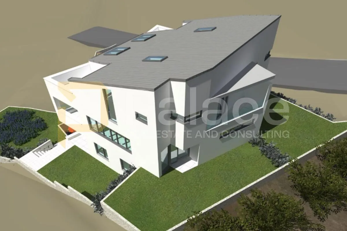 na prodaju građevinsko zemljište 727 m² s projektom – punat, krk - slika 4