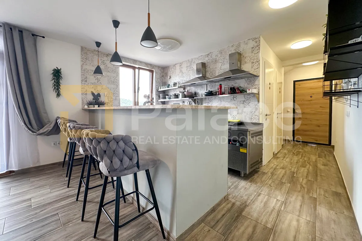 novouređen jednosoban stan prvi red do mora, 49 m2 - tisno - slika 14