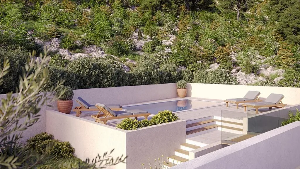 villa s bazenom i prostranom okućnicom, prvi red do mora, ražanj - slika 10