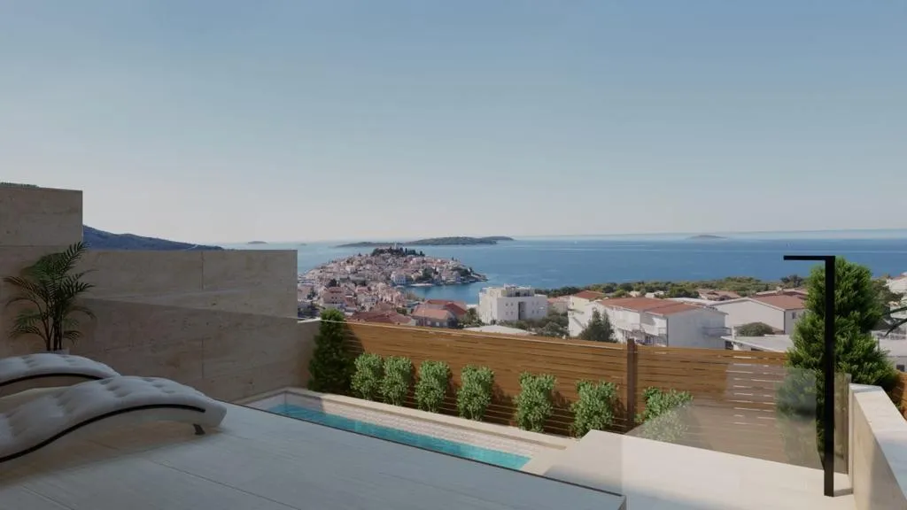 luksuzni penthouse s pogledom na more, primošten 205.56 m2 - slika 12