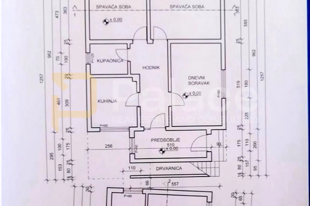 četiri stana u dvije kuće centar dubrave 315m2 stambeno - slika 2