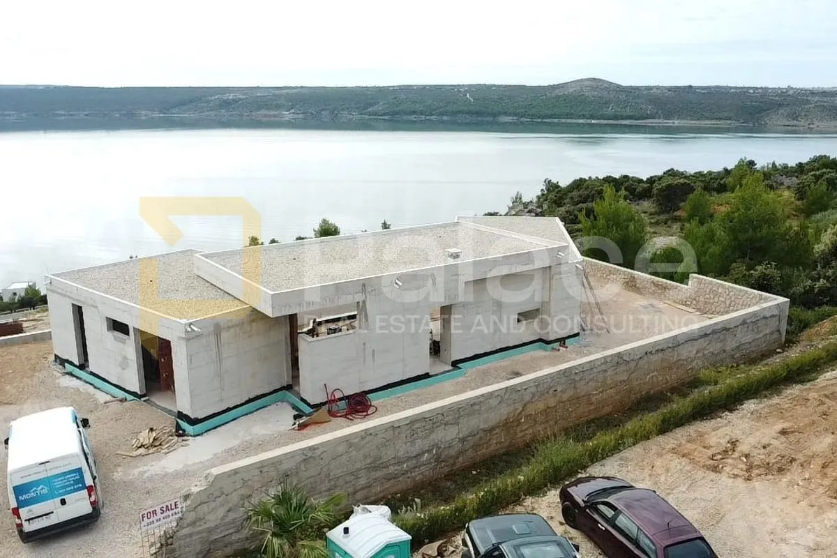 posedarje: kuća u izgradnji s panoramskim pogledom na more i infinity bazenom - slika 9
