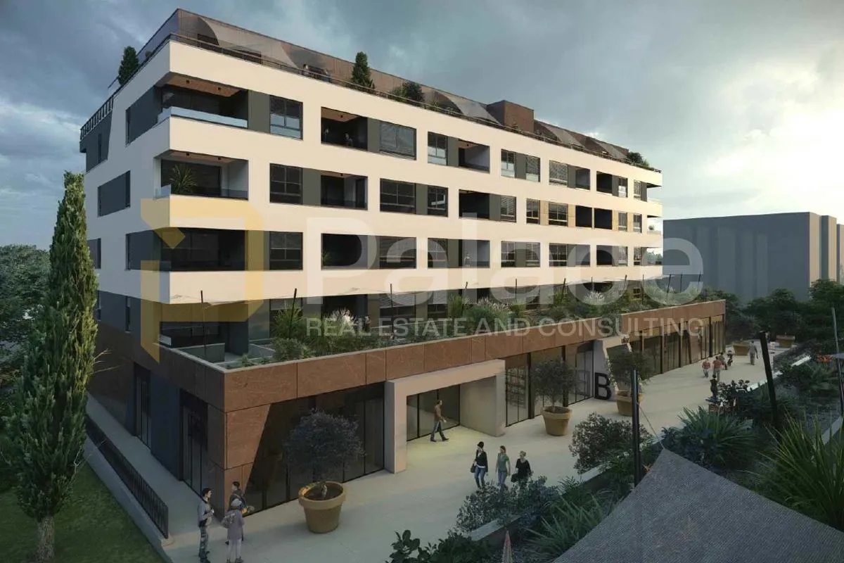 stan na srdočima u novoj zgradi – terasa i garažno mjesto, 54,87 m² - slika 3