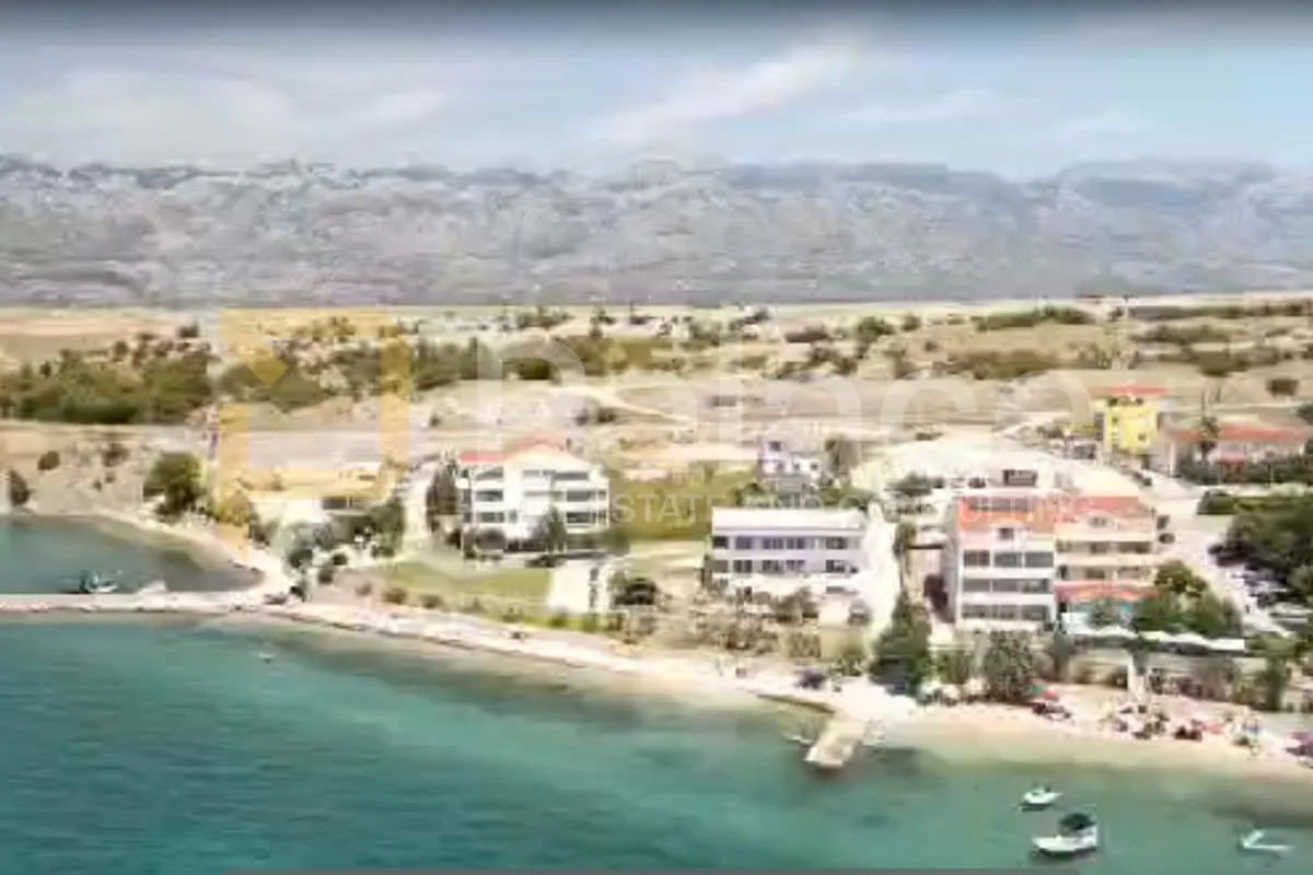 Građevinsko zemljište s projektom 10m od mora - Rtina, Ražanac