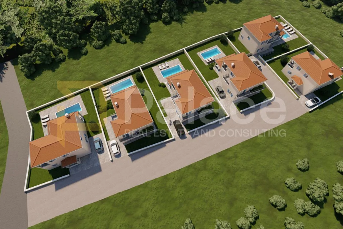 ližnjan - nova vila u istarskom stilu, pogled na more - slika 10