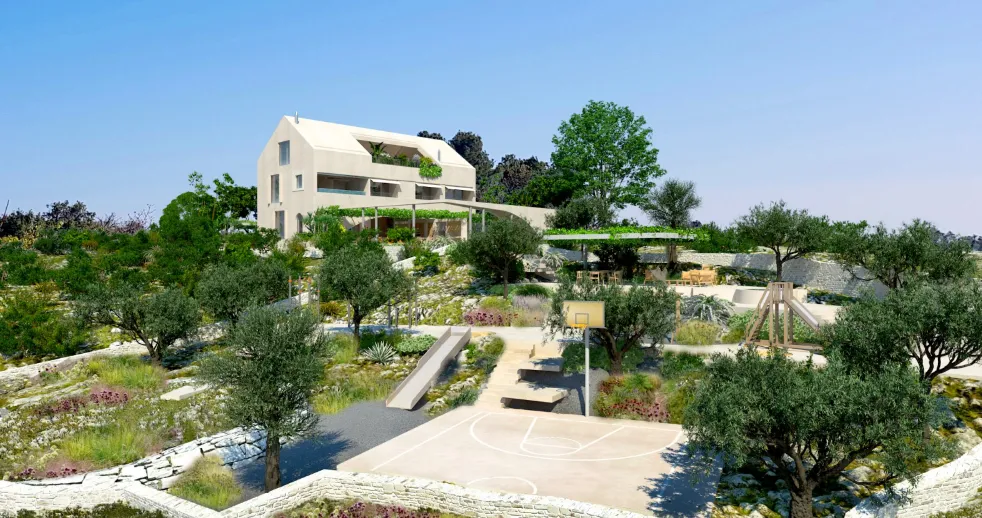 atraktivno zemljište s projektom i građevinskom dozvolom, dvornice - slika 2