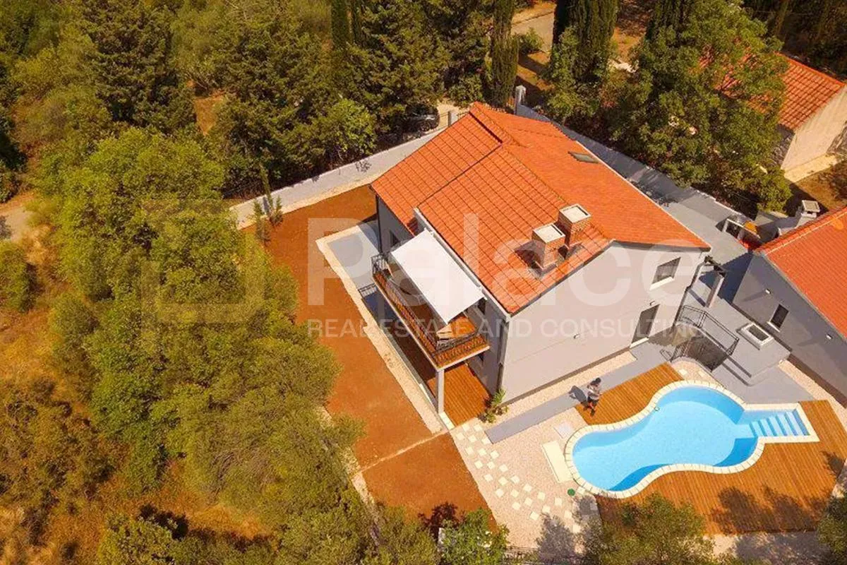 vila s bazenom i saunom u prirodi, okolica dubrovnika, konavle - slika 9