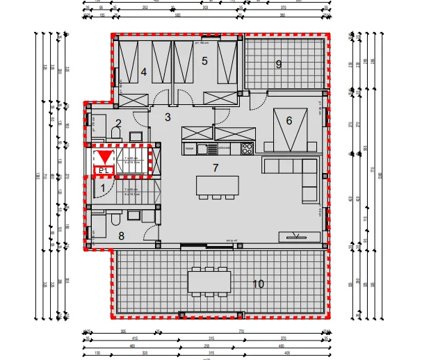 penthouse s pogledom na more, grebaštica, 107 m2 - slika 3