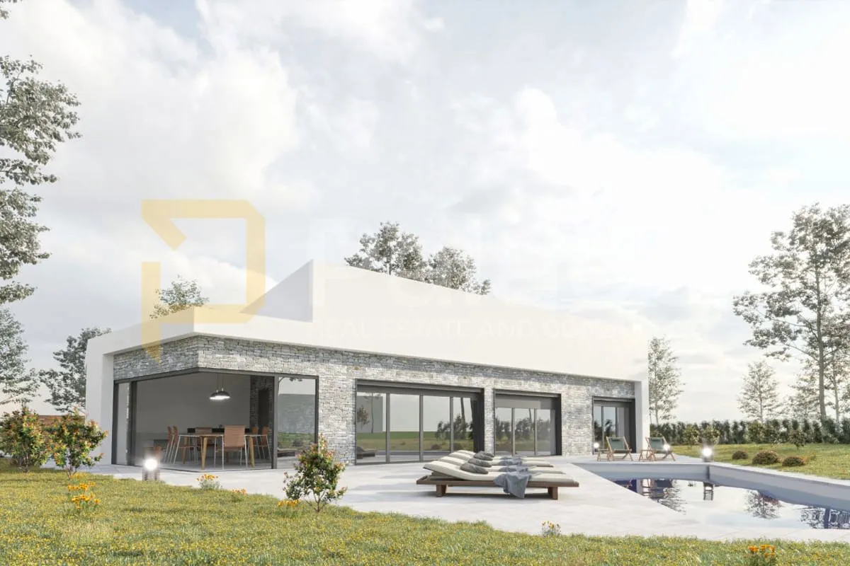 istra - investicija! građevinsko zemljište s dozvolom + projekt vile - slika 3