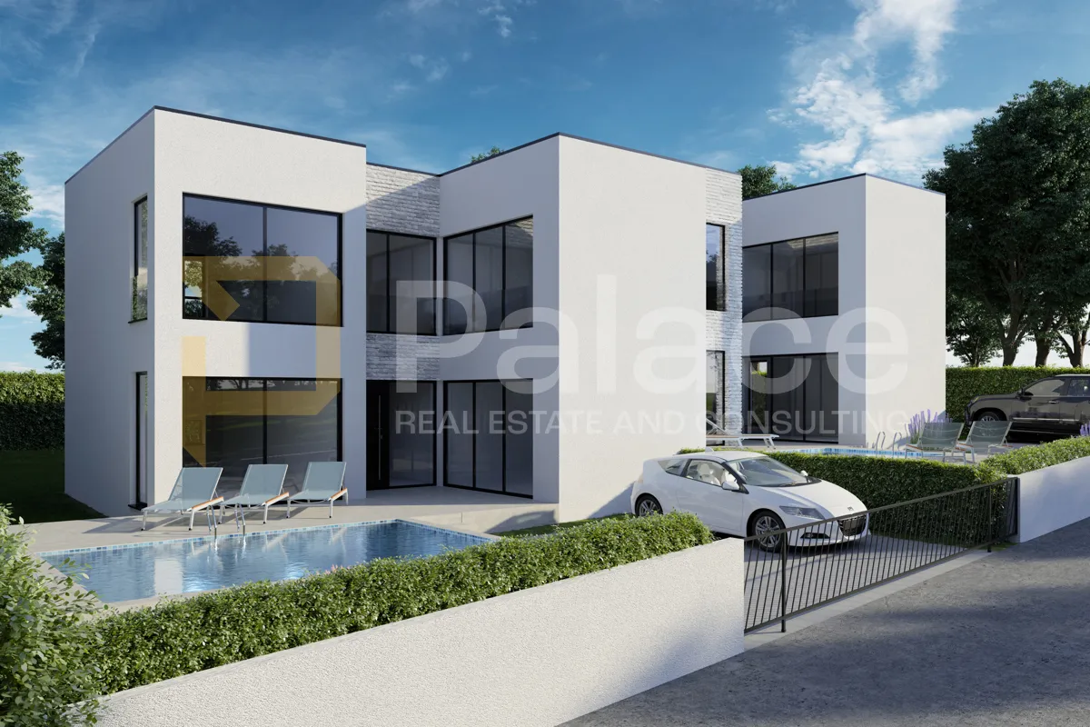 Novo Naselje: Zemljište s građevinskom dozvolom za Duplex kuću 507m2 - Stubalj, Bilice