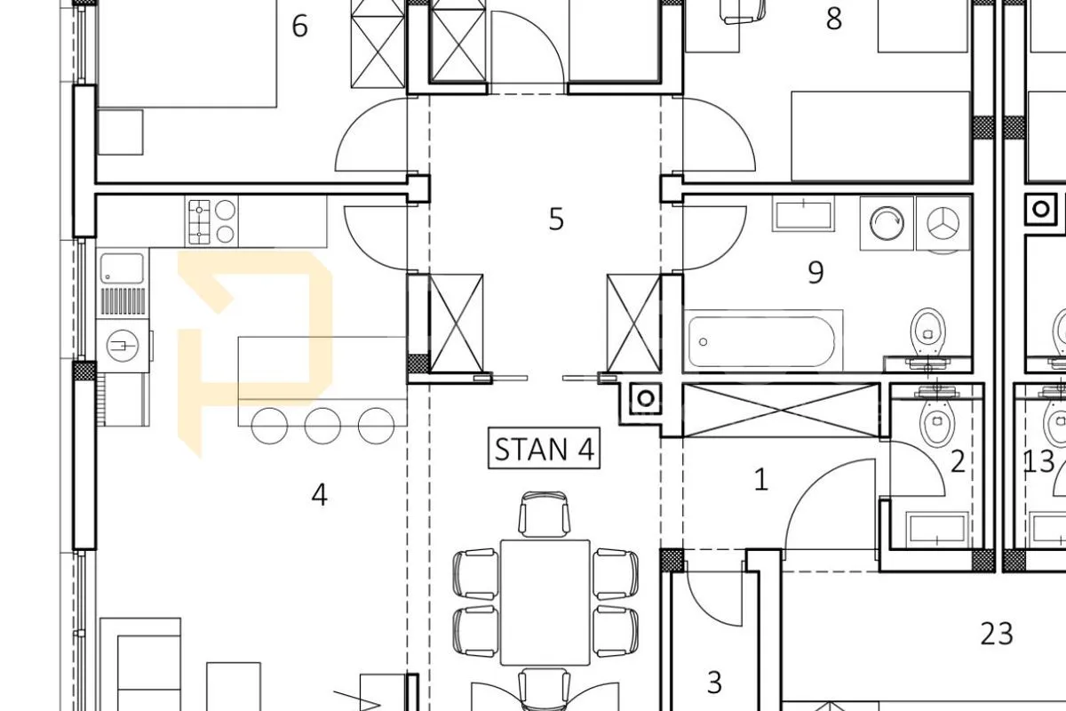 stan u novogradnji 1. kat, vukovar (mitnica), 102 m2 - slika 8