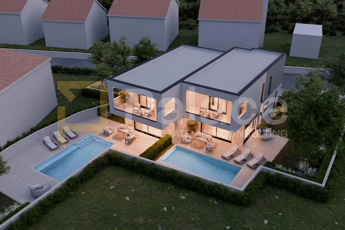pretprodaja s1: luksuzna duplex kuća s bazenom - 115m2 - bilice - slika 2