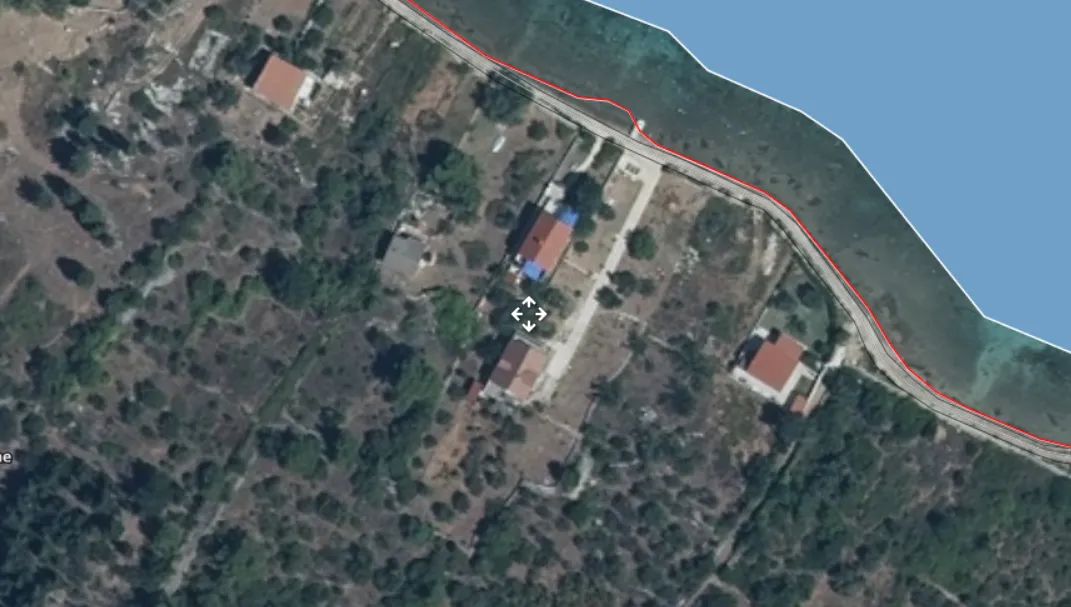 Top lokacija- građevinsko zemljište površine 581m2 Prvić Šepurina - Prvić Šepurine, Vodice
