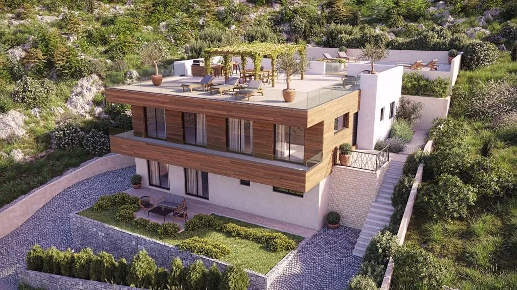 Villa s bazenom i prostranom okućnicom, prvi red do mora, Ražanj - Ražanj, Rogoznica