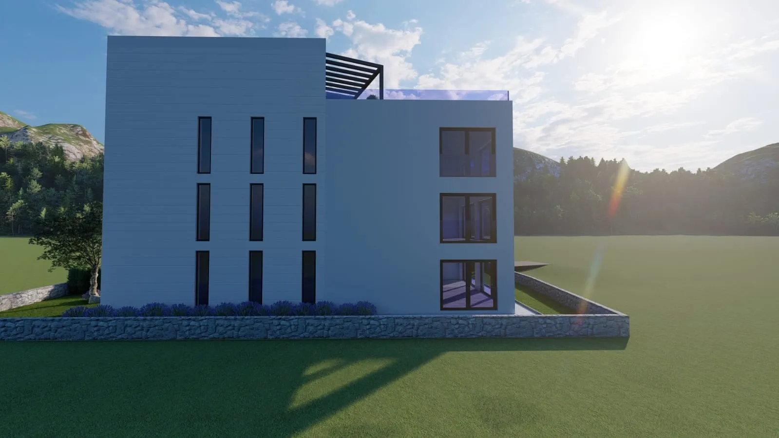prilika! građevinsko zemljište s projektom, pogled na more - slika 6