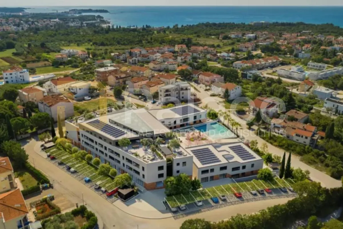 stan 112 m² u poreču, 3. kat, dvije sobe, natkrivena terasa 41 m² - slika 3