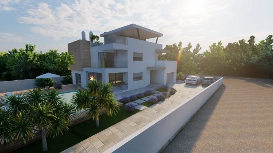 ljubač (ražanac) : moderna vila s bazenom, 270 m2 - slika 3