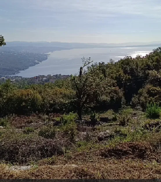 građevinsko zemljište bregi 5222m2, panoramski pogled na kvarner - slika 2