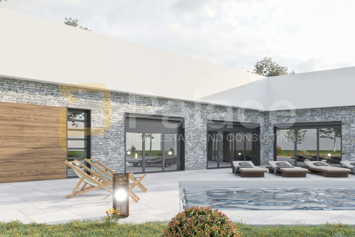 istra - investicija! građevinsko zemljište s dozvolom + projekt vile - slika 5