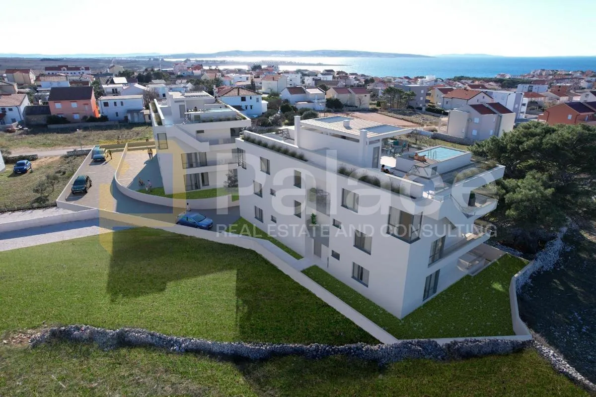 povljana : penthouse s bazenom i pogledom na more 165 m2 - slika 8