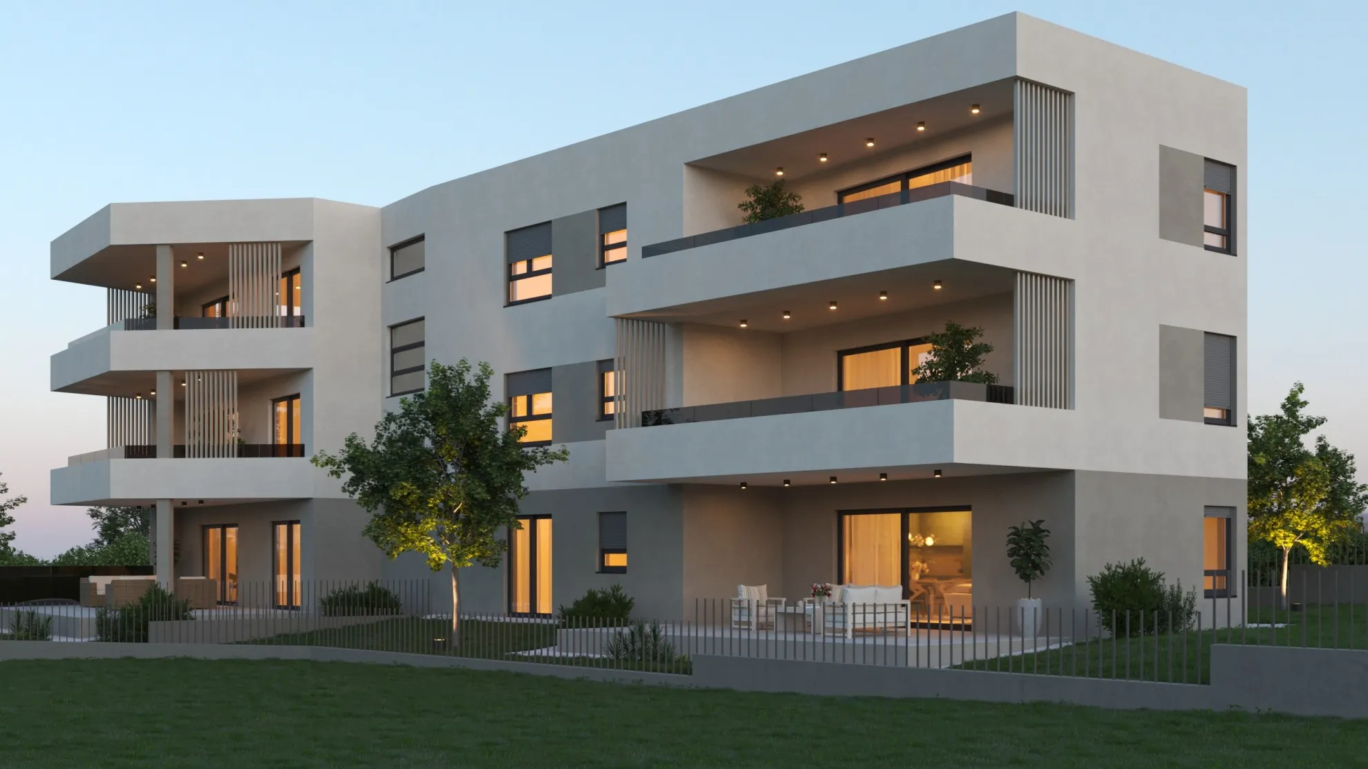 luksuzni dvosobni stan na prvom katu u novogradnji, vodice, 90 m2 - slika 2