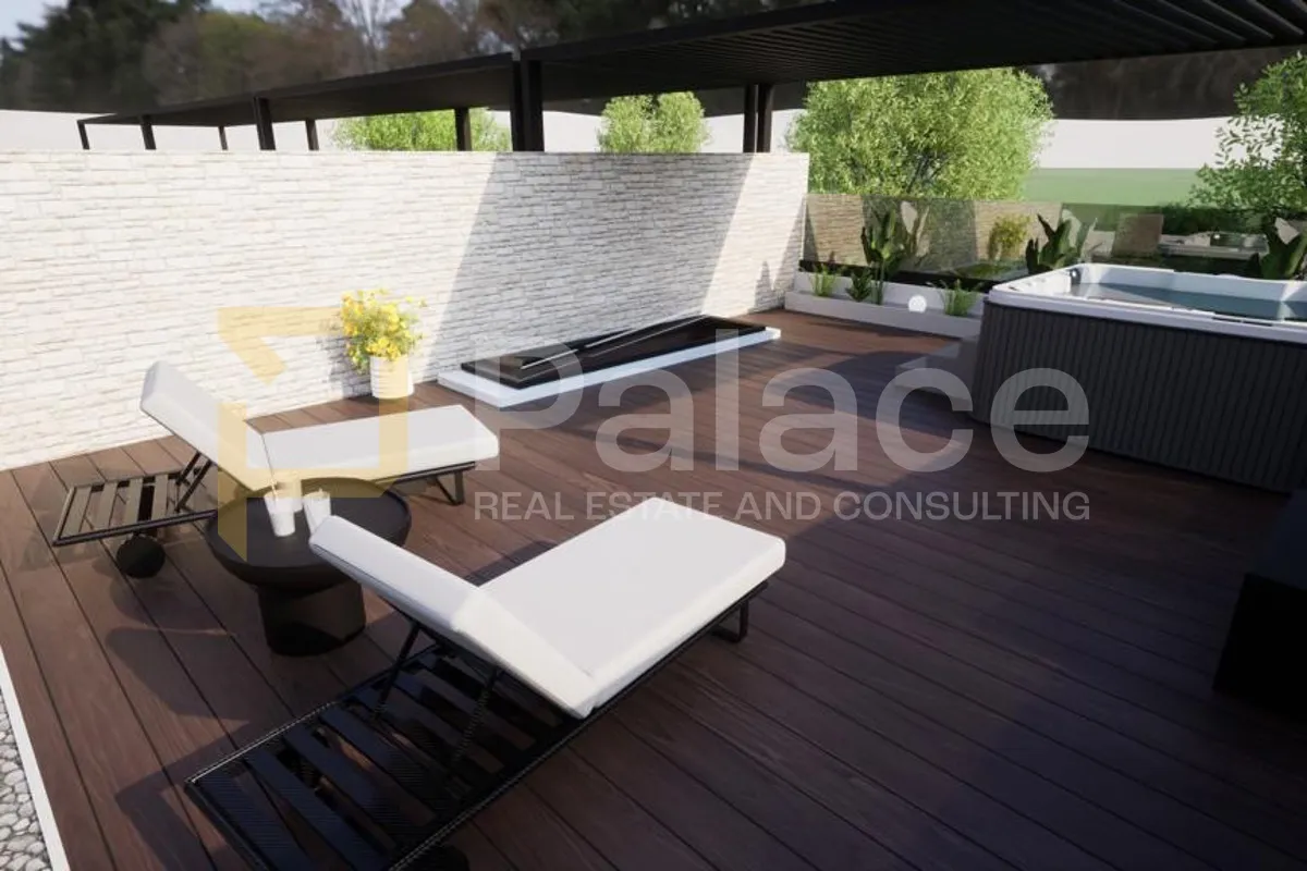 luksuzna kuća u nizu s bazenom i pogledom na more - vodice 150m2 - slika 9