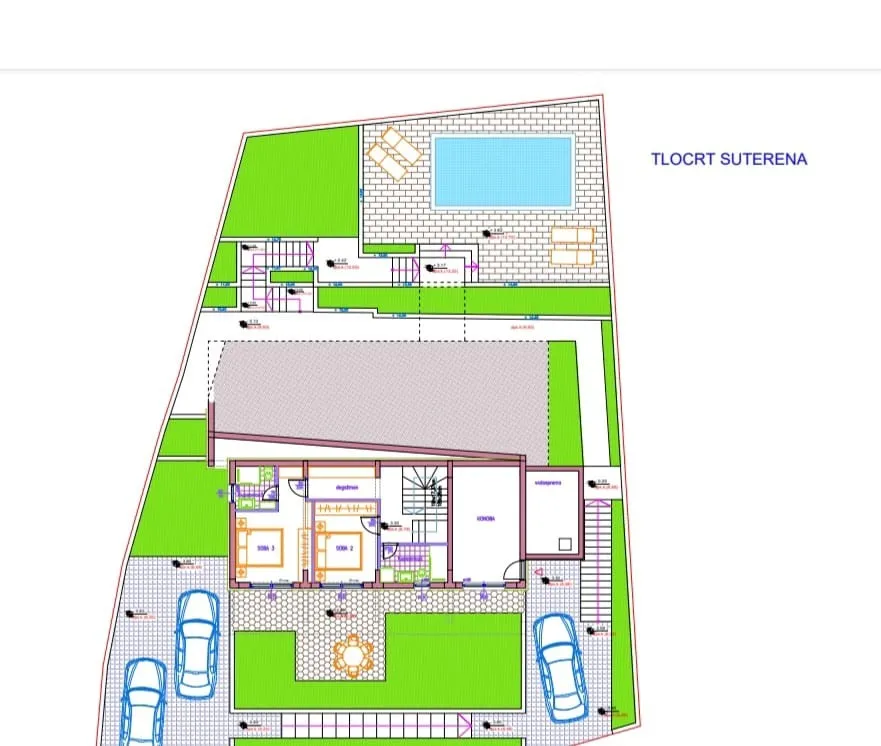 villa s bazenom i prostranom okućnicom, prvi red do mora, ražanj - slika 13