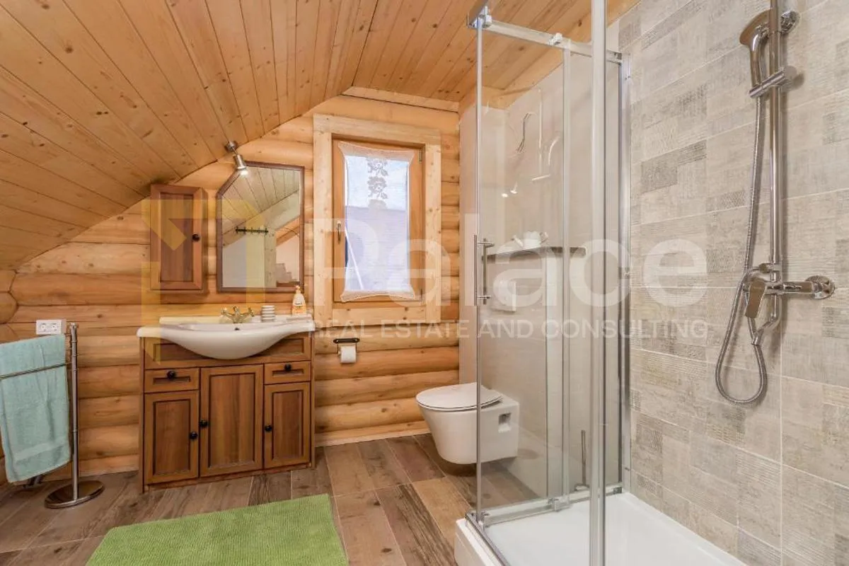 bajkovita drvena kuća s jacuzzijem i pogledom na planine, gorski kotar - slika 21