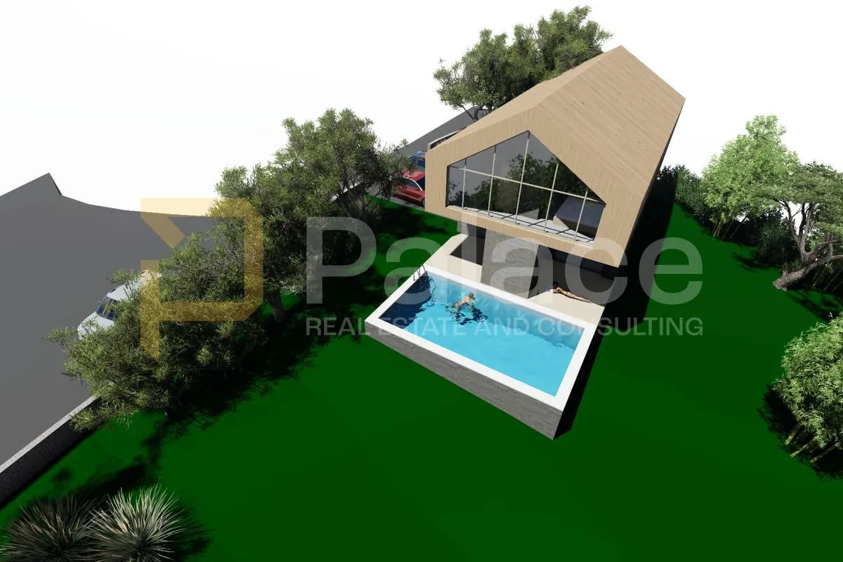 zemljište s dozvolom za gradnju kuće s bazenom kod kupe, 1.219 m² - slika 4