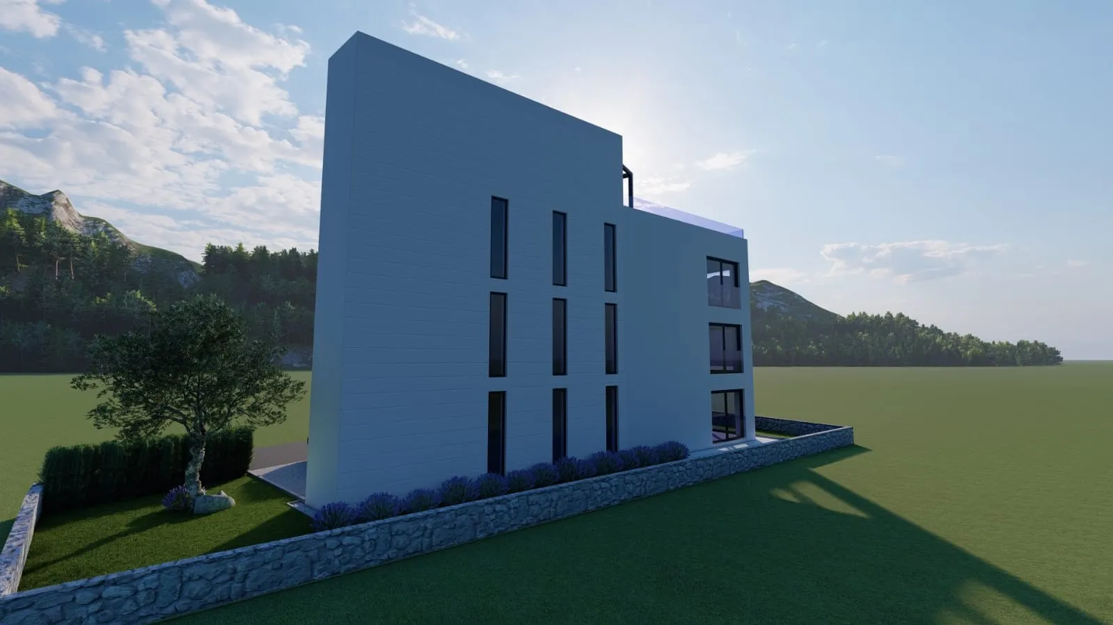 prilika! građevinsko zemljište s projektom, pogled na more - slika 3