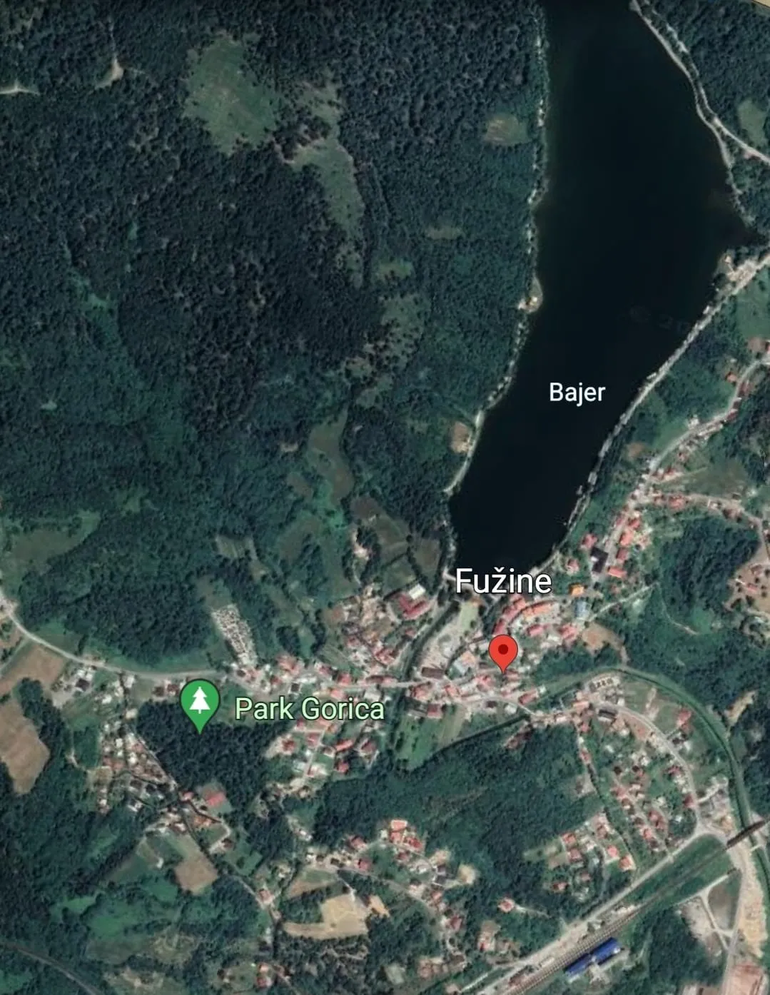 Fužine centar: građevinsko zemljište 2000 m2