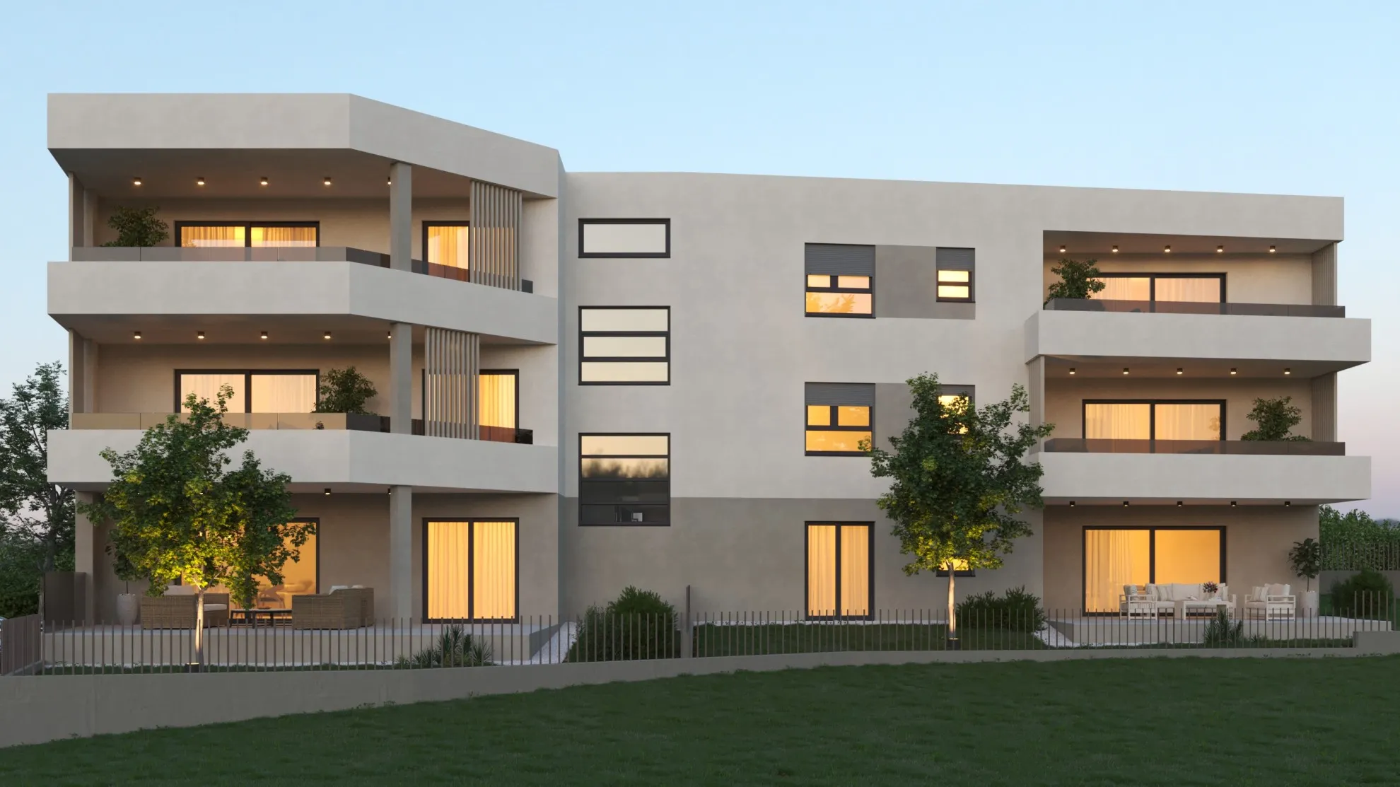 luksuzni trosobni stan na prvom katu u novogradnji, vodice, 101 m2 - slika 4
